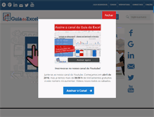 Tablet Screenshot of guiadoexcel.com.br